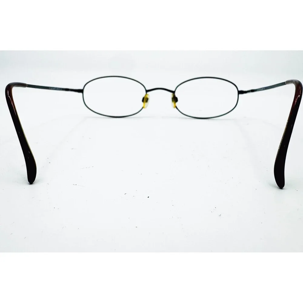 Altair Eyeglasses Mens Womens Matte Brown A102 Oval Metal Frames 135